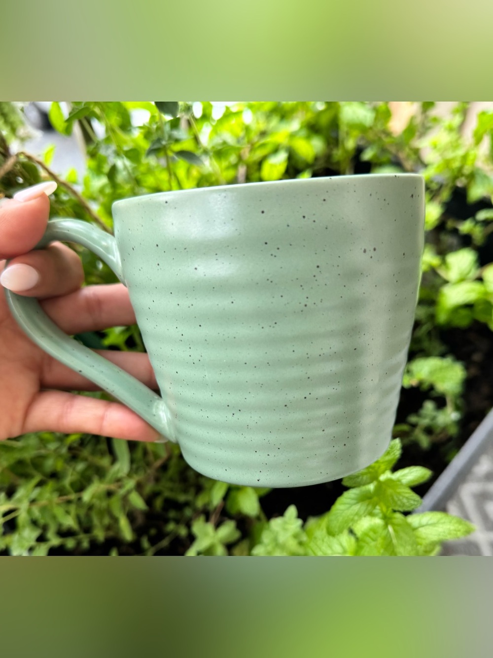 Matte Speckled Mint Ceramic Mug - Home Dining
